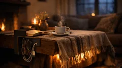 El truco del sujetalibros para ordenar tu kotatsu sin perder calor