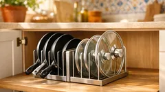 Cómo usar un sujetalibros para poner orden en cocina, baño y lavandería sin gastar casi nada