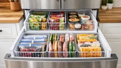 Cómo ordenar el congelador en 15 minutos con cestas, cajas y etiquetas