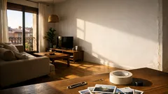 Cómo colgar fotos sin taladro con un clip, cinta de carrocero y un imán